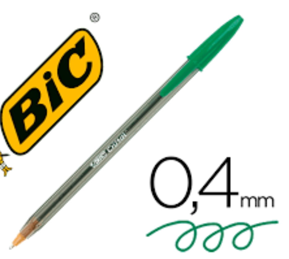 Bic cristal vert